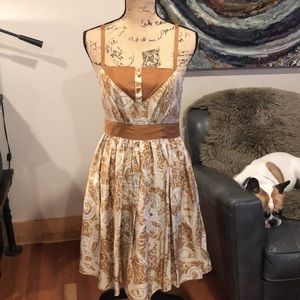 Anna Sui for Anthropologie Silk Dress - Size 4